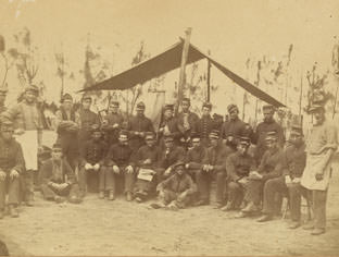 3rd New Hampshire Volunteers, Company F at Hilton Head Island, 1864.